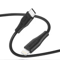 iPhone USB-C to 8 Pin Cable with Data Sync Heavy Duty Lead iPad Wire - 0.5 m, 1 m, 2 m, Black or White