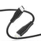 iPhone USB-C to 8 Pin Cable with Data Sync Heavy Duty Lead iPad Wire - 0.5 m, 1 m, 2 m, Black or White
