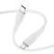 iPhone USB-C to 8 Pin Cable with Data Sync Heavy Duty Lead iPad Wire - 0.5 m, 1 m, 2 m, Black or White