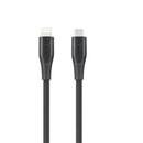 iPhone USB-C to 8 Pin Cable with Data Sync Heavy Duty Lead iPad Wire - 0.5 m, 1 m, 2 m, Black or White