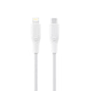 iPhone USB-C to 8 Pin Cable with Data Sync Heavy Duty Lead iPad Wire - 0.5 m, 1 m, 2 m, Black or White