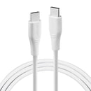 Betron USB-C To Type C Cable, Fast Charge Data Transfer Heavy Duty - 0.5 m, 1 m, 2 m, Black or White
