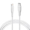 iPhone USB-C to 8 Pin Cable with Data Sync Heavy Duty Lead iPad Wire - 0.5 m, 1 m, 2 m, Black or White