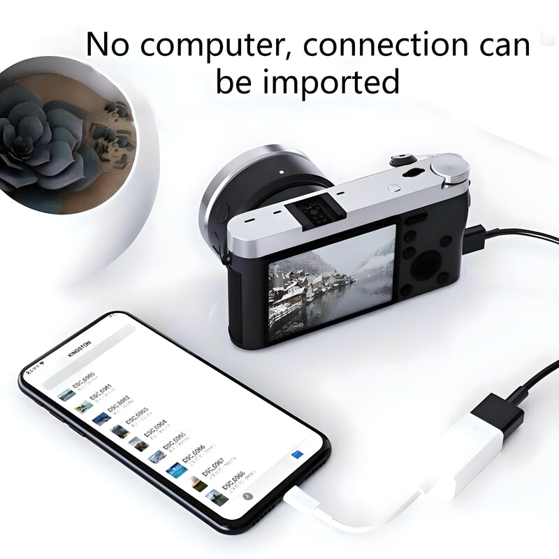 USB Type C OTG Cable Adapter --- USB-C Male to USB-A 3.0 Female Data Cord Converter