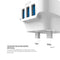 Betron USB Plug Charger Mains Charging Adapter Socket Fast 3 Ports 3.4A for Samsung Galaxy Phone iPhone Sony Xperia