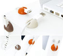 Betron 6 x Multipurpose Silicon Cable Holder Clips Cord Tidy Organisers Charging Cable Management