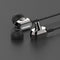 Betron ProX7 Noise Isolating Earphones, In Ear Headphones with Mic and Volume Control, Dual Driver Quality Headset, Black