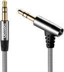 Betron Nylon Braided Premium 3.5mm Auxiliary Aux Cable with Microphone Audio Jack Cord Line
