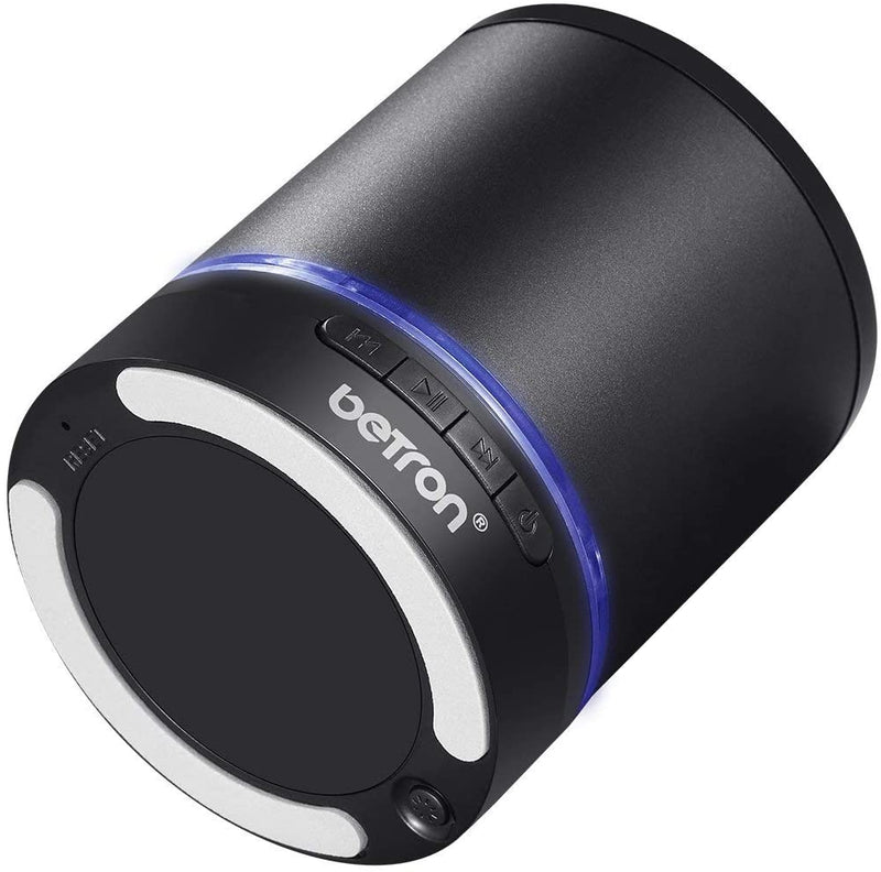 Portable Speaker Betron A3 Bluetooth Wireless Speaker with Built in Microphone iPhone Samsung, Black