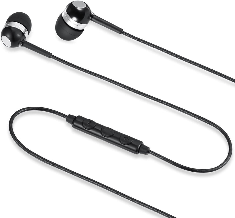 Betron RK300 Earphone with Volume Control and Mic, Noise Isolating and Powerful Bass, Compatible with iPhone, iPad, MP3 Players, and Android Devices