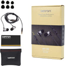 Betron KRTE90 Noise Isolating In Ear Headphones With Mic High Powered Bass Versatile Earphone