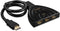 Betron 3 Way Pigtail HDMI Switch Gold Connectors Supports 4K 3D 1080P HD Plug Play Manual
