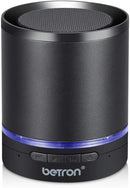 Portable Speaker Betron A3 Bluetooth Wireless Speaker with Built in Microphone iPhone Samsung, Black