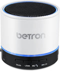 Betron KBS08 Wireless Portable Travel Bluetooth Speaker Radio MicroSD Card
