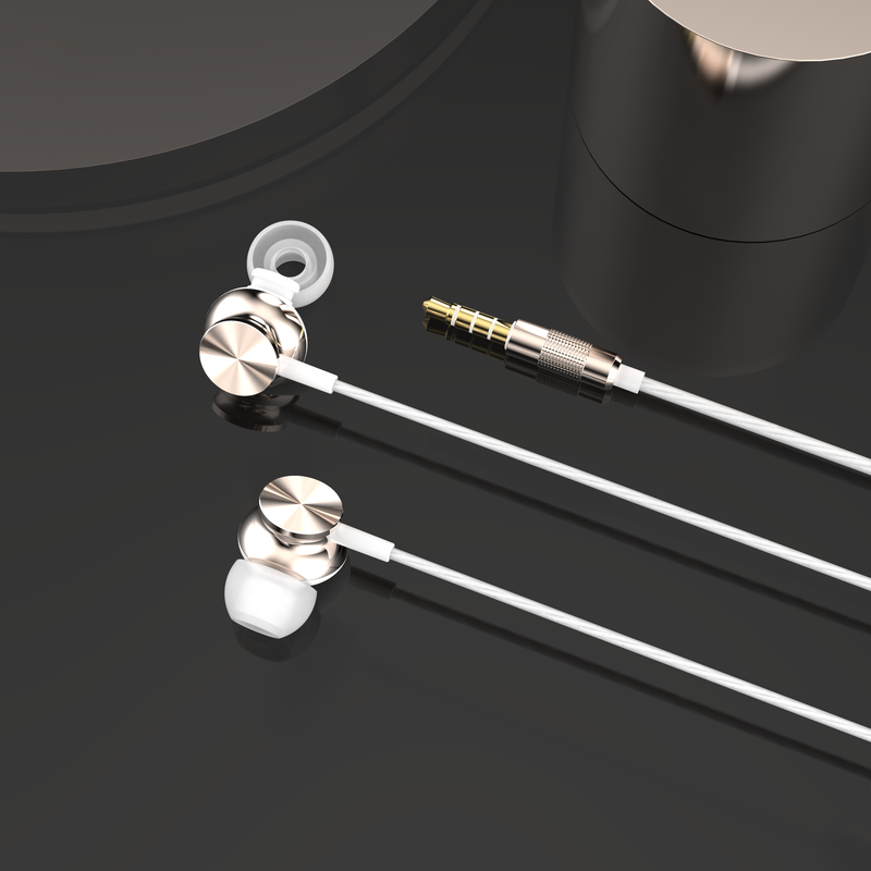 Betron BS10 Noise Isolating Earphones with Microphone Volume Control Ergonomic Earbuds Stereo Sound