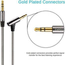 Betron Nylon Braided Premium 3.5mm Auxiliary Aux Cable with Microphone Audio Jack Cord Line